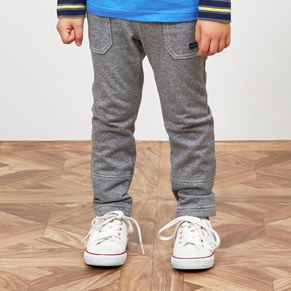 KPBOY 牛仔風針織斜紋長褲(90～150)