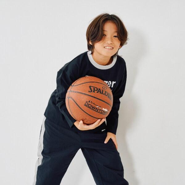 運動員印花寬鬆長袖T恤