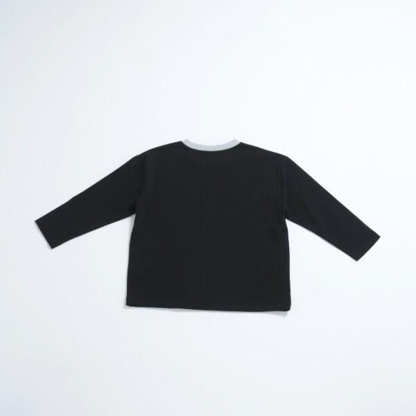 運動員印花寬鬆長袖T恤