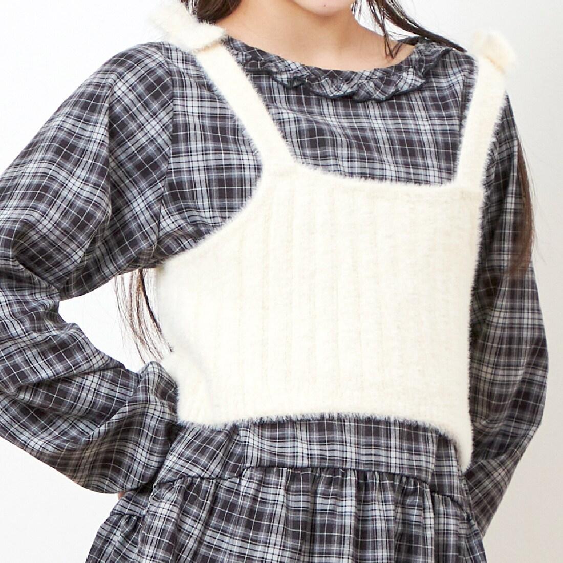 troislapins 針織背心與長款上衣套裝（140～160）