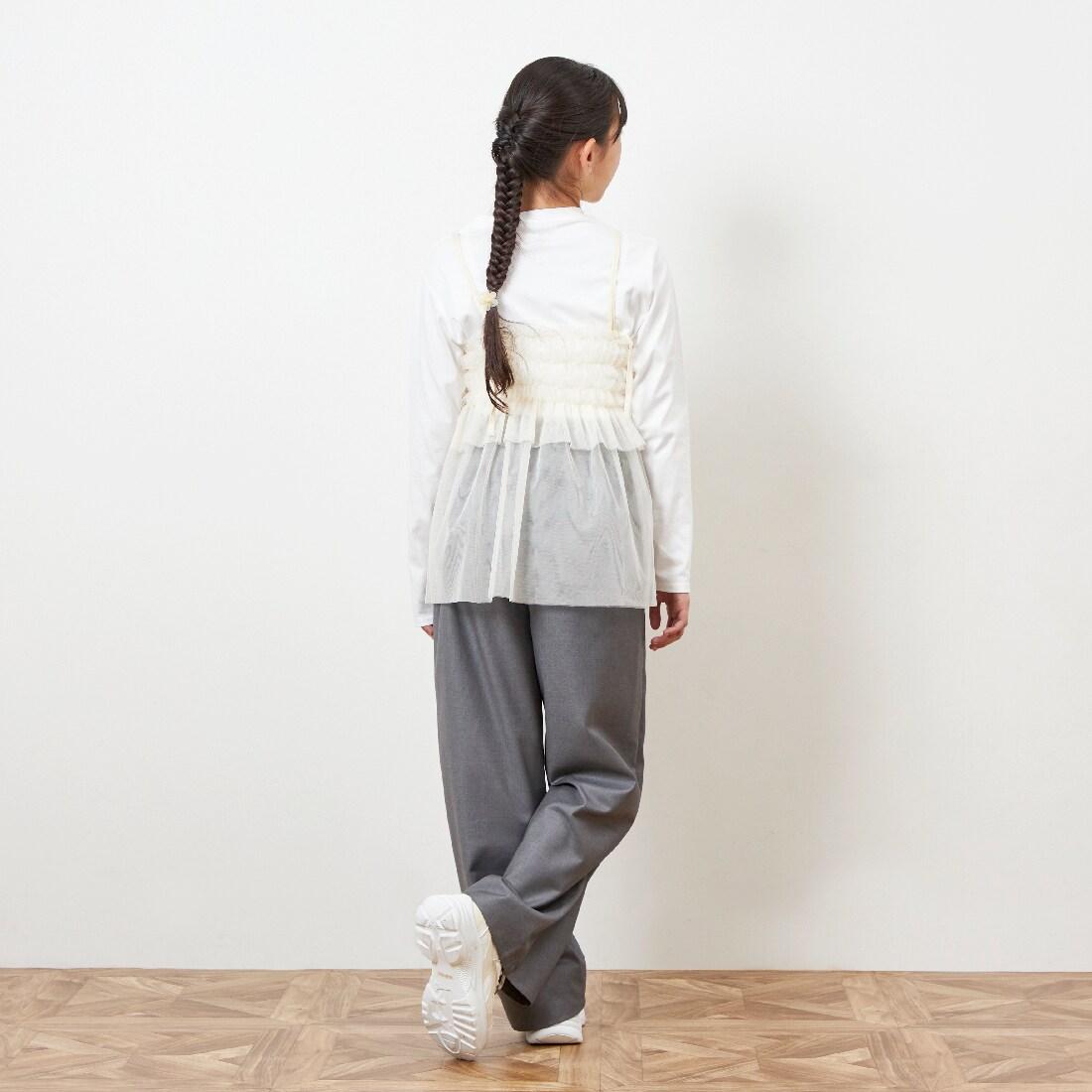 troislapins 網紗吊帶背心&長袖T恤套裝(140～160)