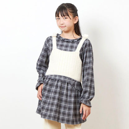 troislapins 針織背心與長款上衣套裝（140～160）