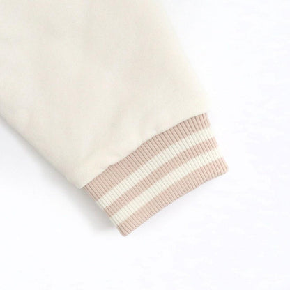 troislapins 兔子刺繡貼布棒球夾克（140～160）