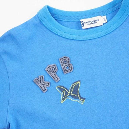 KPBOY 條紋與純色天竺拼接層疊風長袖T恤（80～120）