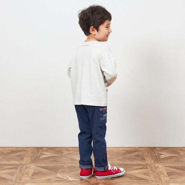 KPBOY 日本製/電車圖案長袖T恤（80～130）