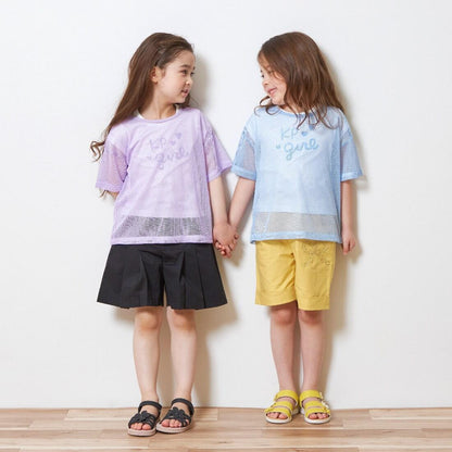 KP 網眼拼接&標誌T恤套裝