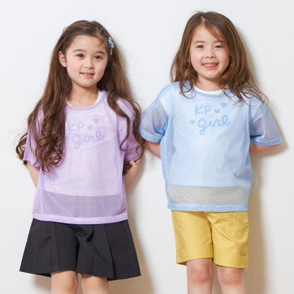 KP 網眼拼接&標誌T恤套裝