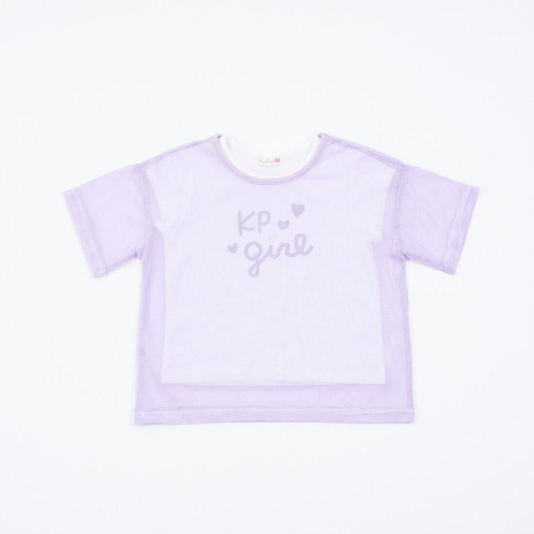 KP 網眼拼接&標誌T恤套裝