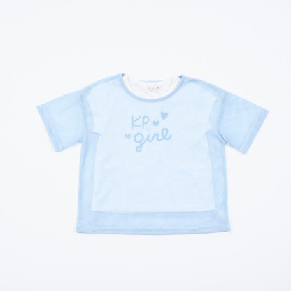 KP 網眼拼接&標誌T恤套裝