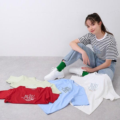 【GOOD PRICE】法式字母印花T恤