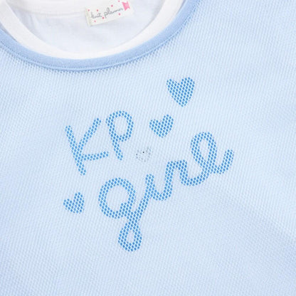 KP 網眼拼接&標誌T恤套裝