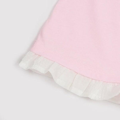 【小黃人】下襬荷葉邊T恤