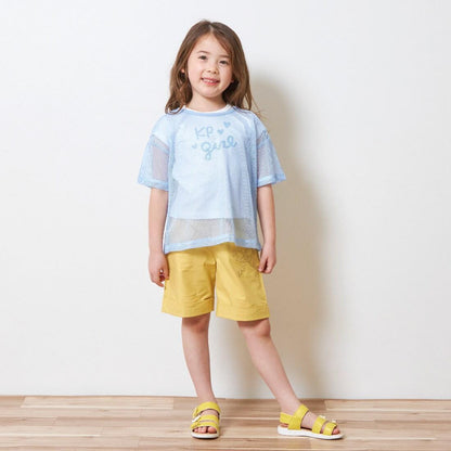 KP 網眼拼接&標誌T恤套裝