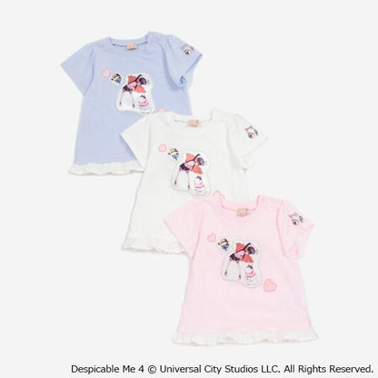 【小黃人】下襬荷葉邊T恤