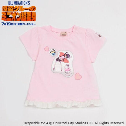 【小黃人】下襬荷葉邊T恤