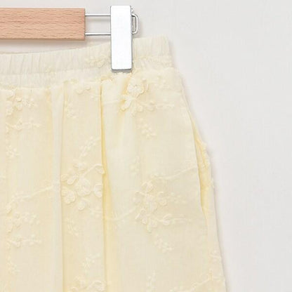 【LADIES】蕾絲長褲