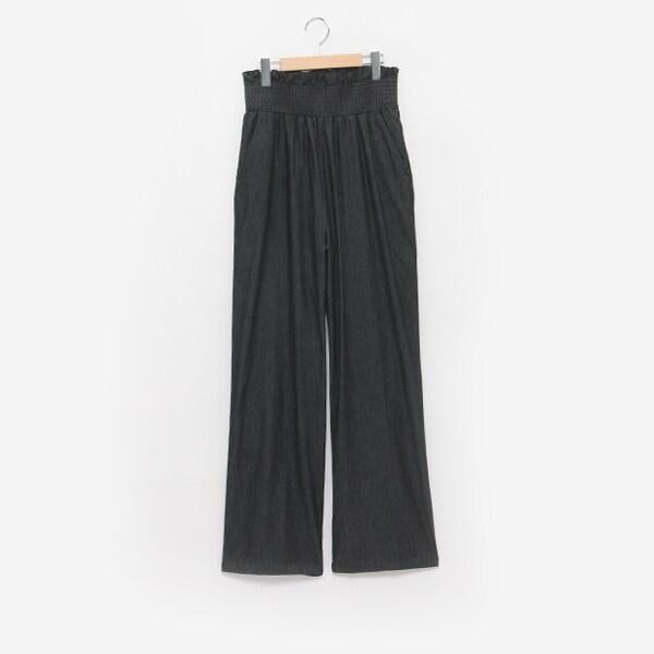 女士牛仔闊腿褲