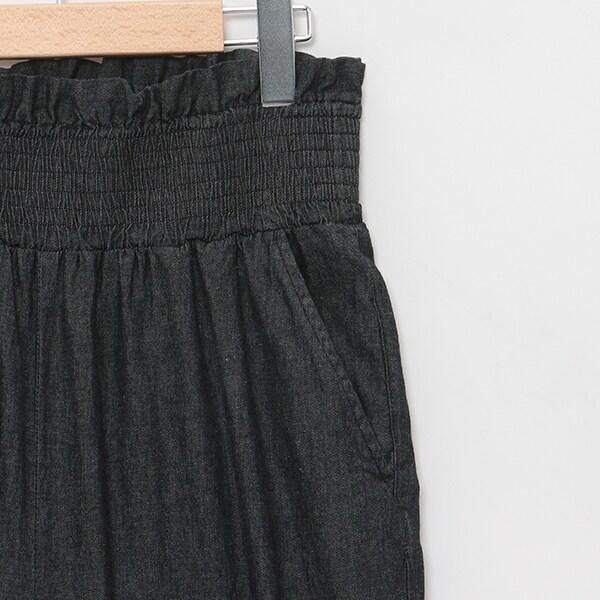 女士牛仔闊腿褲