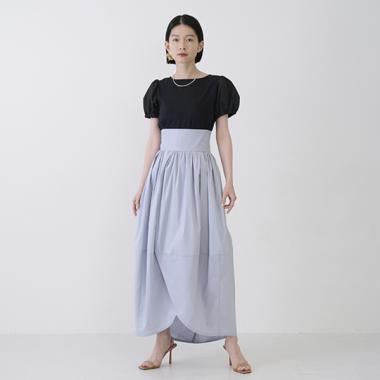 【LADIES】繭型半身裙