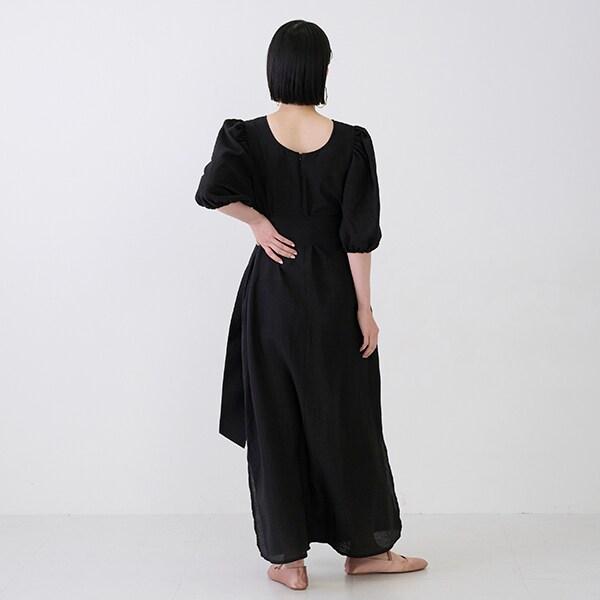 【LADIES】配腰帶連衣裙