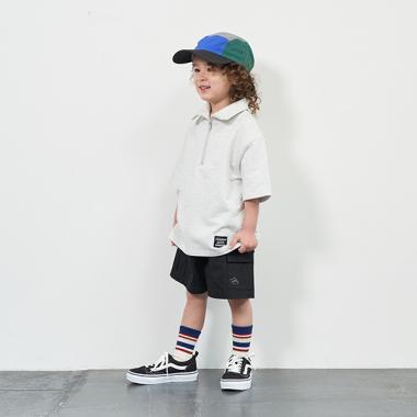 【吸水速幹】半拉鍊短袖衛衣