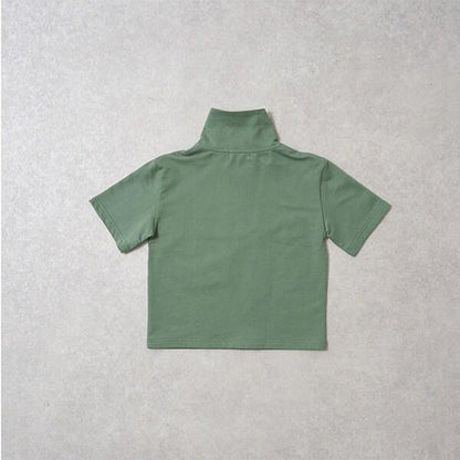 【吸水速幹】半拉鍊短袖衛衣