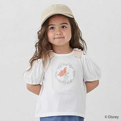 【《迪士尼》】2way肩部蝴蝶結T恤