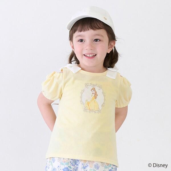 【《迪士尼》】2way肩部蝴蝶結T恤