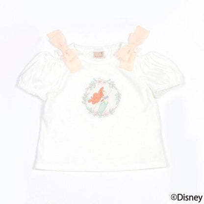 【《迪士尼》】2way肩部蝴蝶結T恤