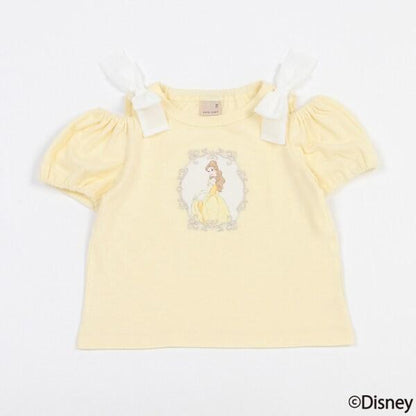 【《迪士尼》】2way肩部蝴蝶結T恤