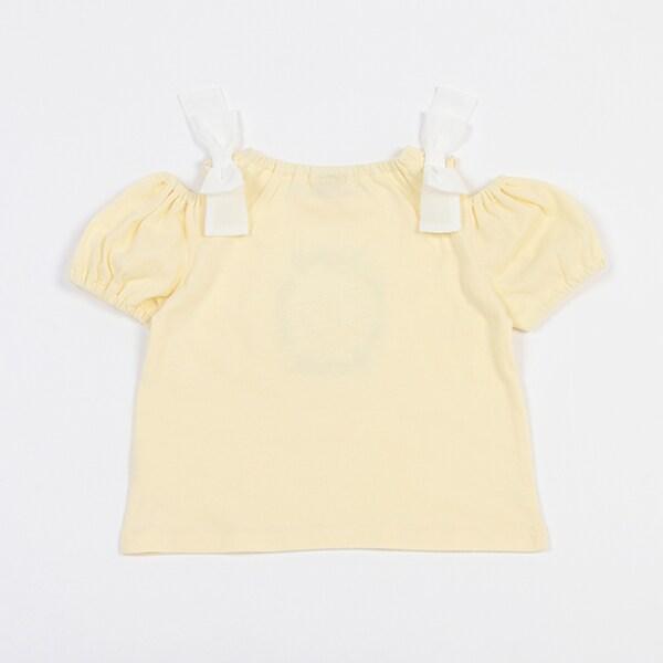 【《迪士尼》】2way肩部蝴蝶結T恤