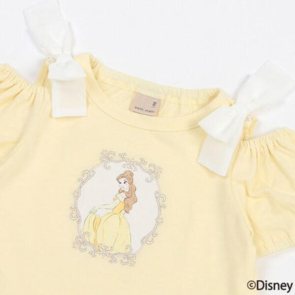 【《迪士尼》】2way肩部蝴蝶結T恤