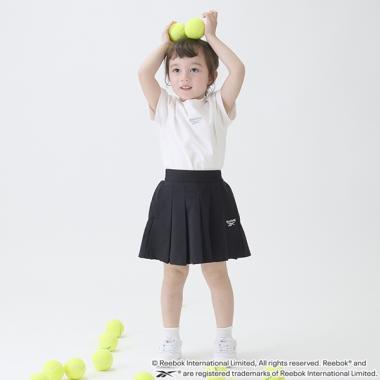 【Reebok】標誌百褶裙褲