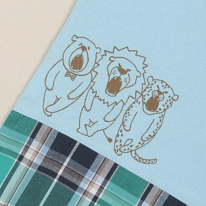 動物圖案印花T恤