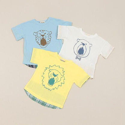 動物圖案印花T恤