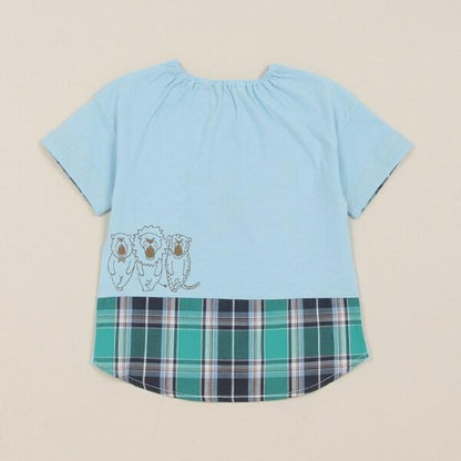 動物圖案印花T恤