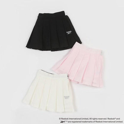 【Reebok】標誌百褶裙褲