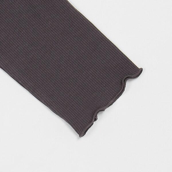 【LADIES】泡泡領長袖T恤