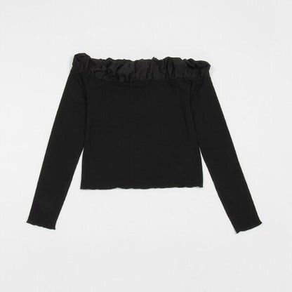 【LADIES】泡泡領長袖T恤