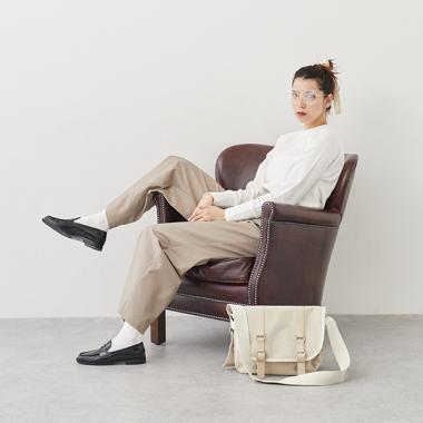 【LADIES】雙層腰設計長褲