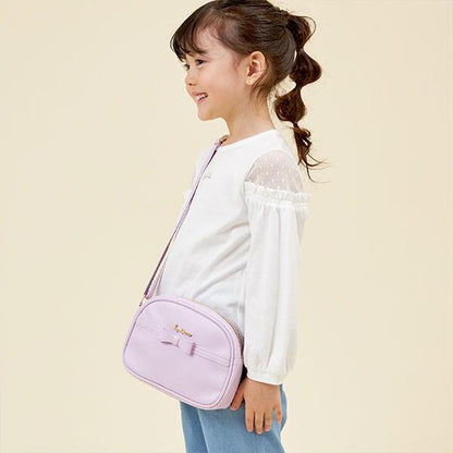 肩部波點網紗長袖T恤（120～130）