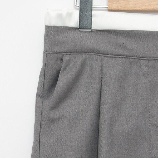 【LADIES】雙層腰設計長褲