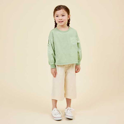 棉斜紋七分褲（120～130）