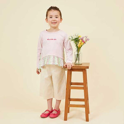 棉斜紋七分褲（120～130）