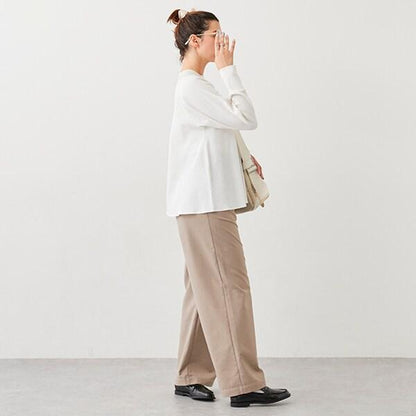 【LADIES】雙層腰設計長褲