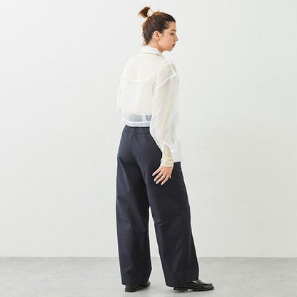 【LADIES】雙層腰設計長褲