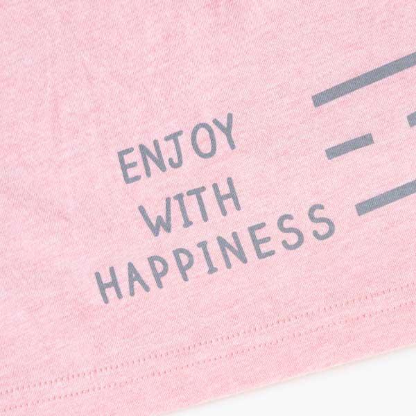 帶車車口袋彩色混紡短袖T恤（80～90）