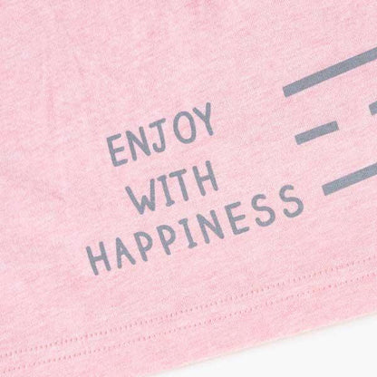 帶車車口袋彩色混紡短袖T恤（80～90）