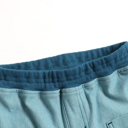 電車刺繡條紋七分褲（80～90）