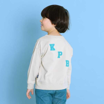 印花標誌衛衣風長袖T恤（100～130）